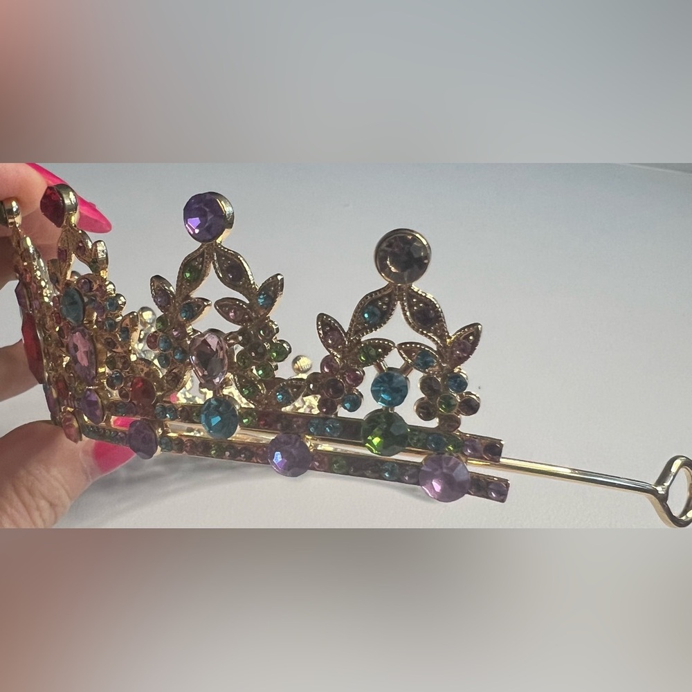NIB Kamirola Multi-Color Tiara - Picture 3 of 3